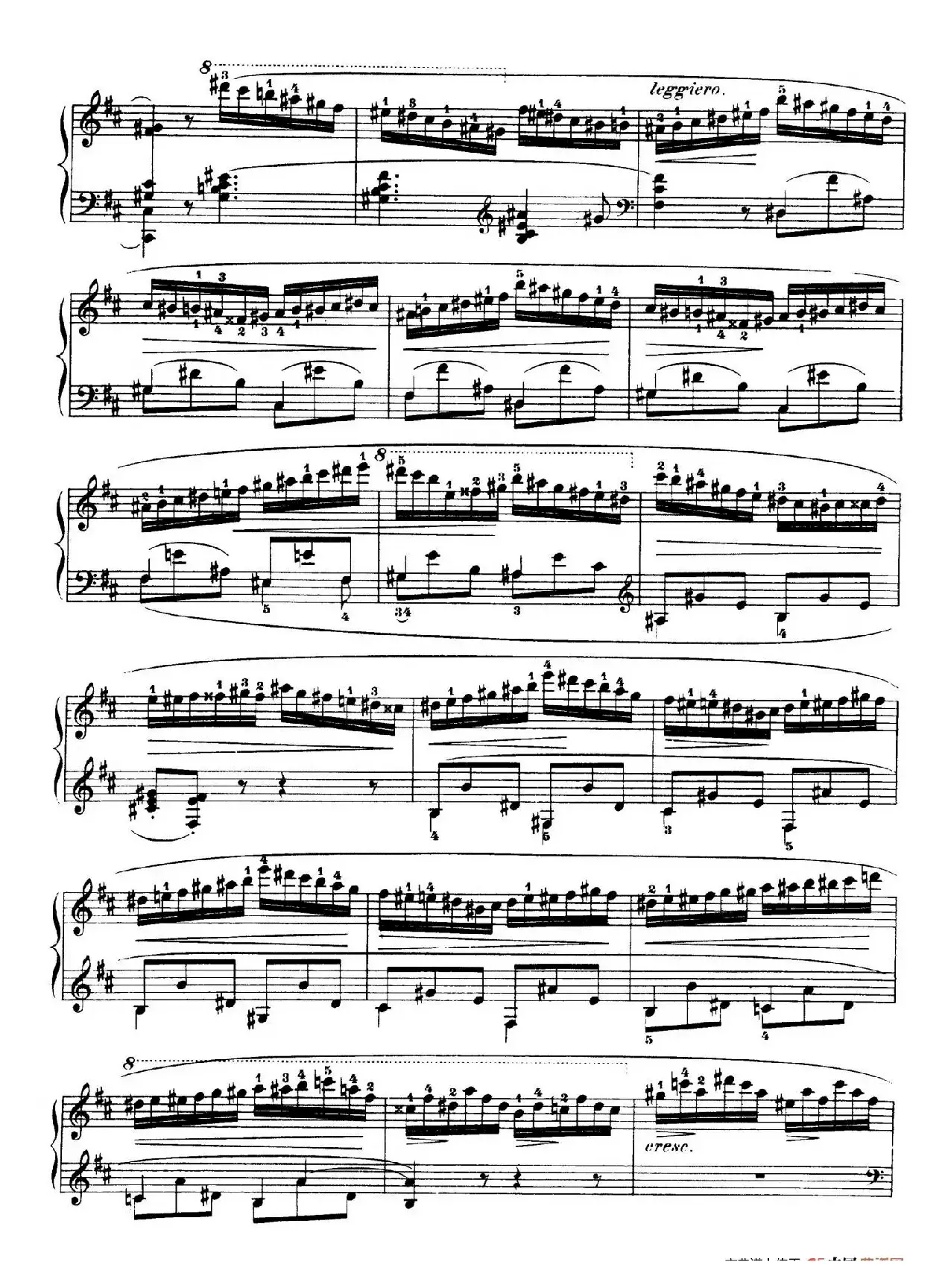 Piano Sonata No.3 in b Minor Op.58（b小调第三钢琴奏鸣曲·第四乐章）