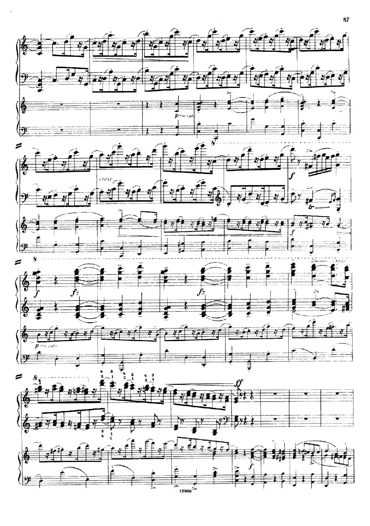 Piano Concerto No.2 in c Minor Op.50（c小调第二钢琴协奏曲·Ⅲ·双钢琴）