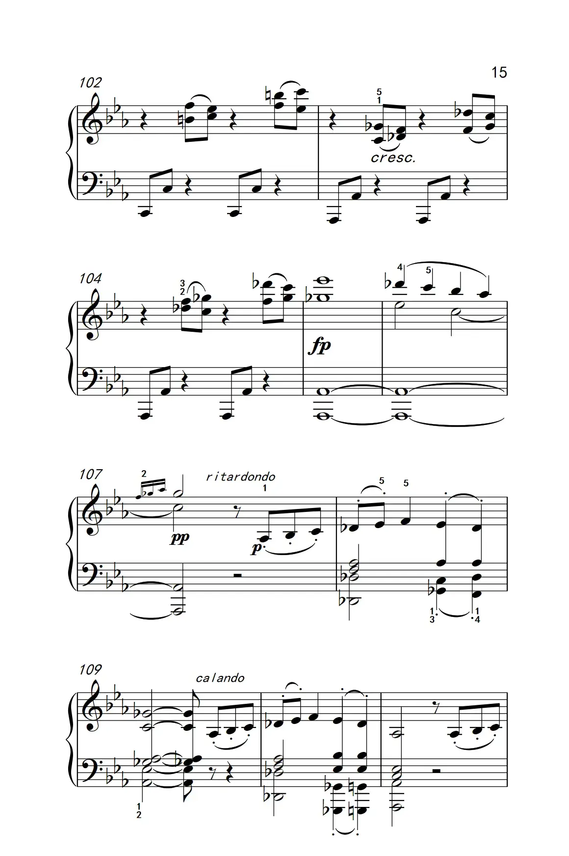 奏鸣曲 Opus 10 Nr.1 第三乐章（贝多芬奏鸣曲集 2）