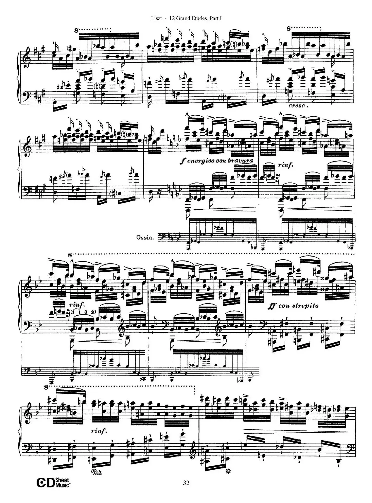 12 Grand Etudes S.137（12首华丽的练习曲·5）