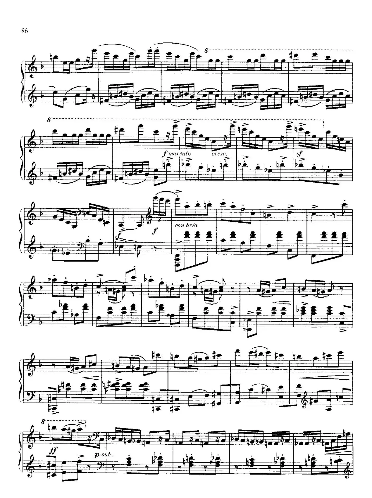 Piano Sonata No.3 in F Major Op.46（F大调第三钢琴奏鸣曲·Ⅲ）