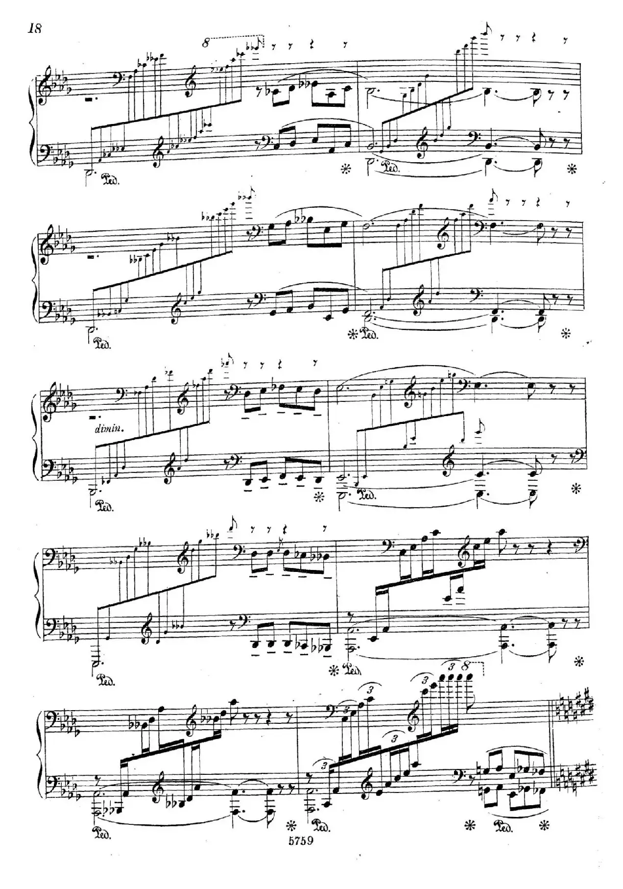 3首音乐会练习曲（Three Concert Etudes Op.24）（Ⅱ）