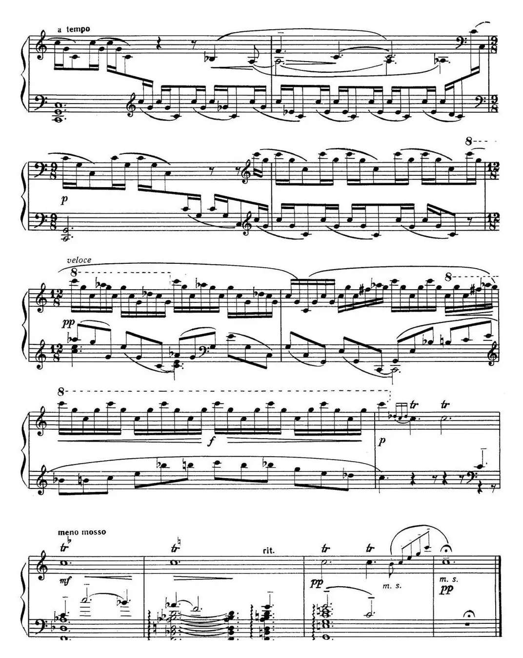 拉赫玛尼诺夫 音画练习曲2 Etudes tableaux Op.33 No.2