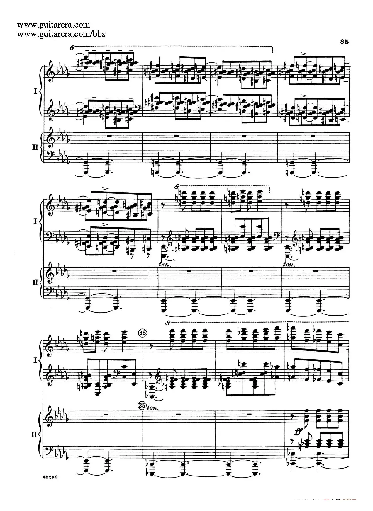 Piano Concerto Op.38（钢琴协奏曲·双钢琴·第三乐章）