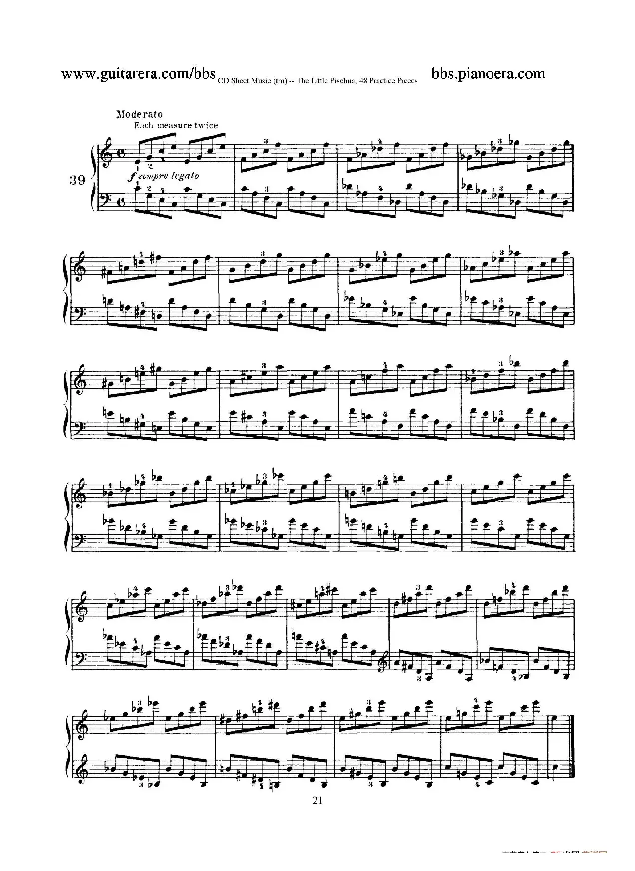 48 Practice Pieces（四十八首钢琴练习曲）