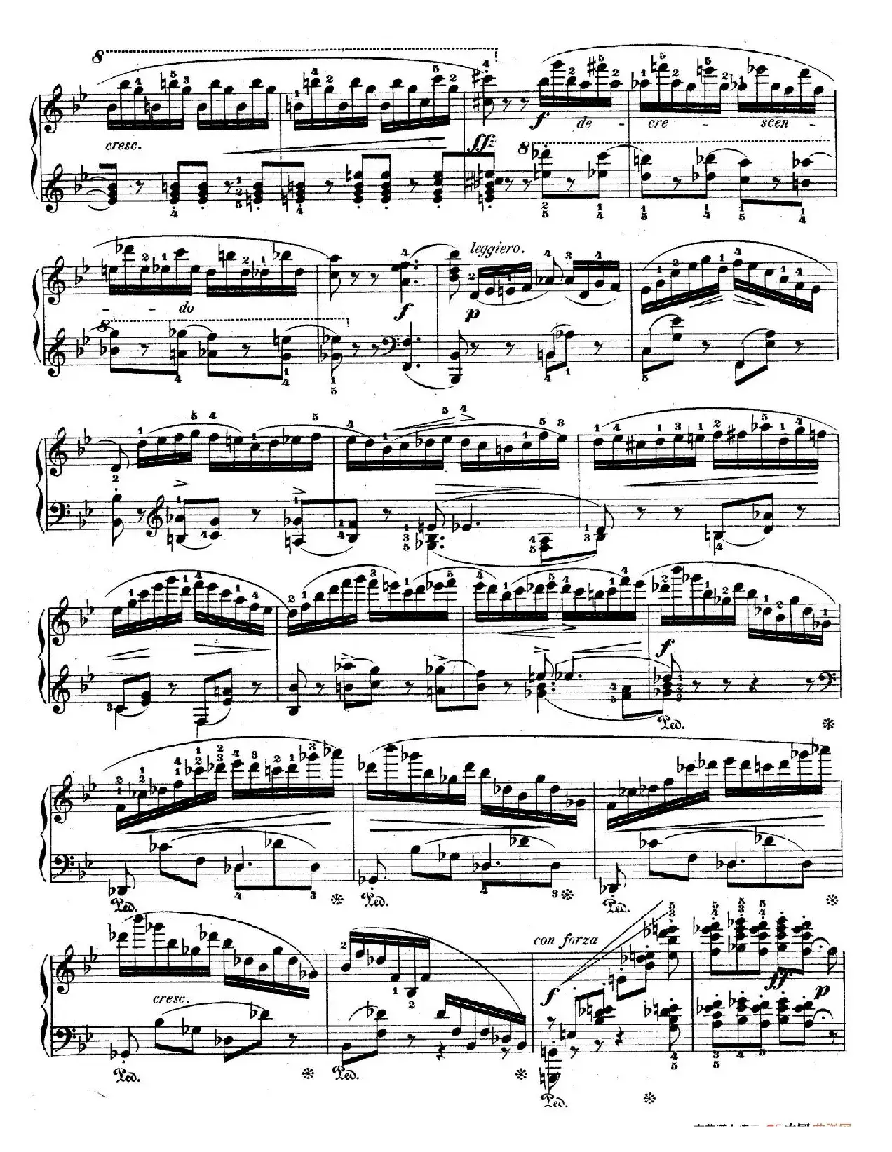 Variations on Je Vends Des Scapulaires Op.12（降B大调华丽变奏曲）