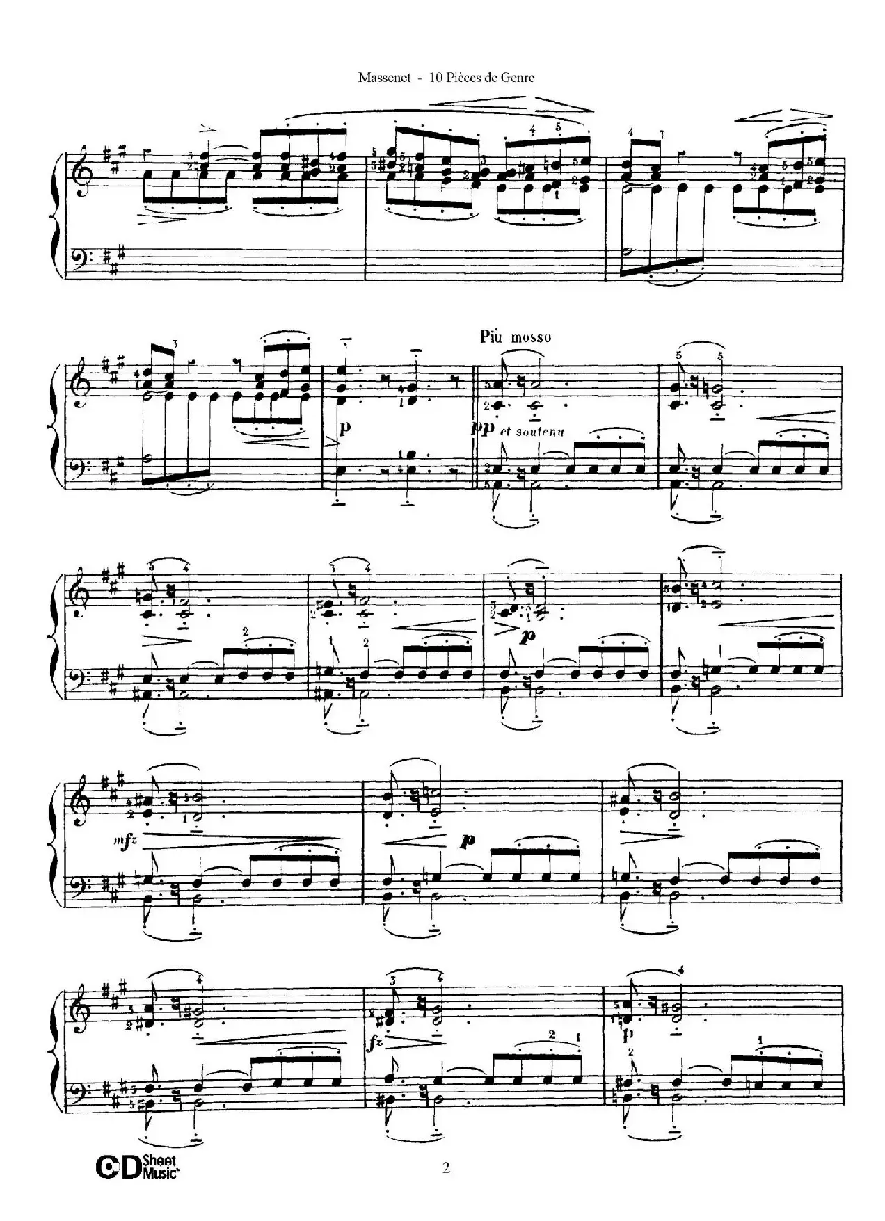 Dix Pièces de Genre Op.10（10首个性小品·Ⅰ）