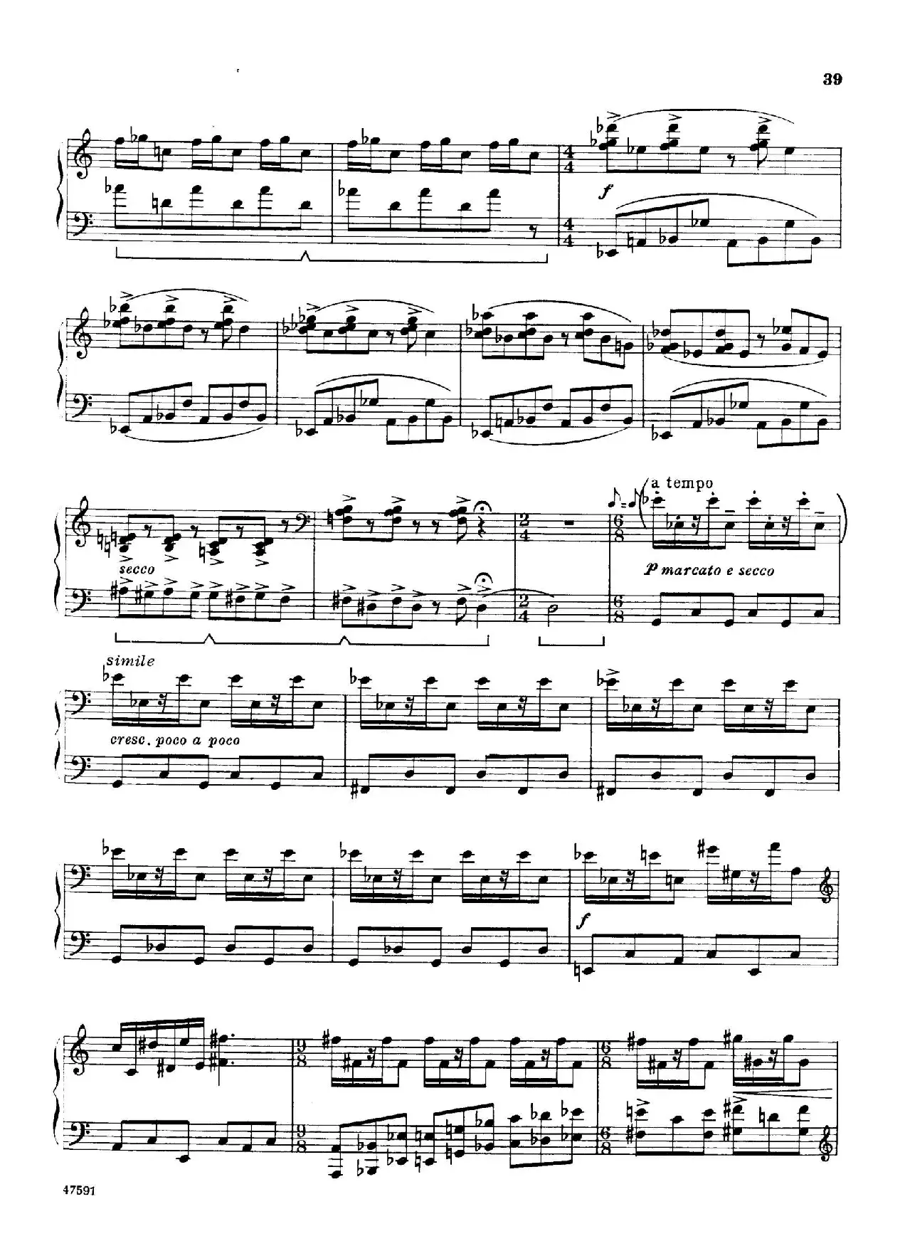 Piano Sonata in E-flat Major Op.95（降E大调钢琴奏鸣曲·Ⅲ）