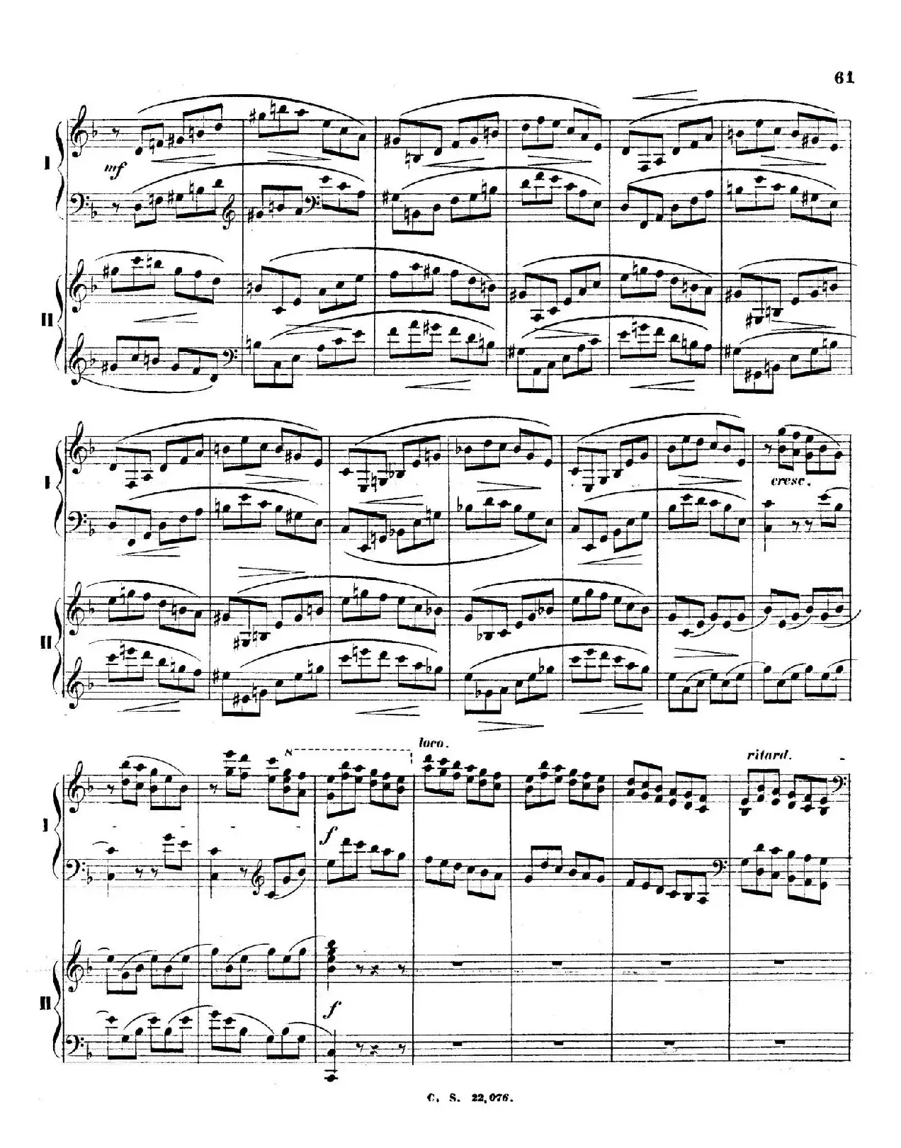 Piano Concerto No.2 in F Major Op.35（F大调第二钢琴协奏曲·Ⅱ·双钢琴）