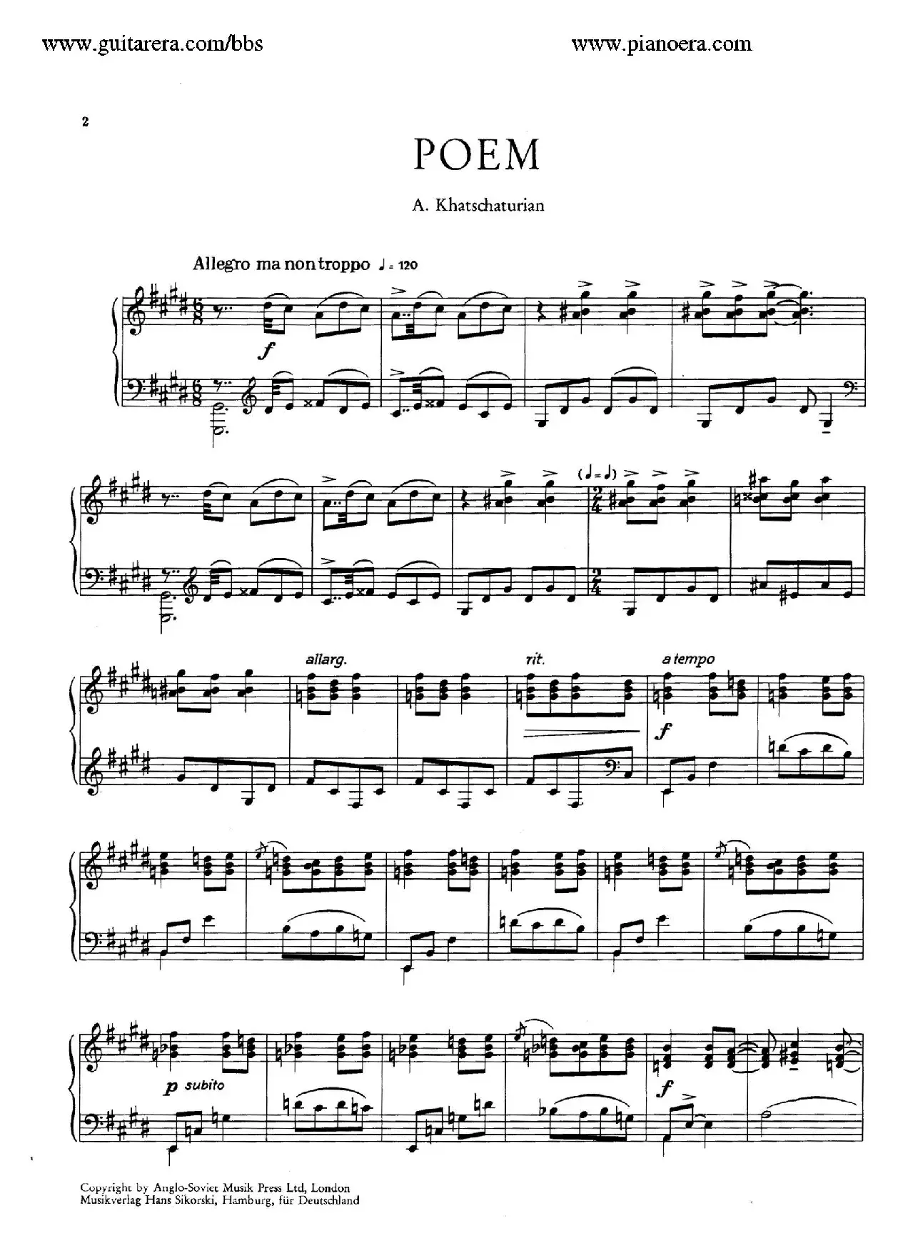 Poem in c-Sharp Minor Op.12（升c小调音诗）