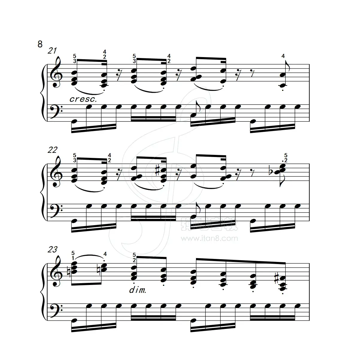 练习曲 12（克拉莫钢琴练习曲60首）