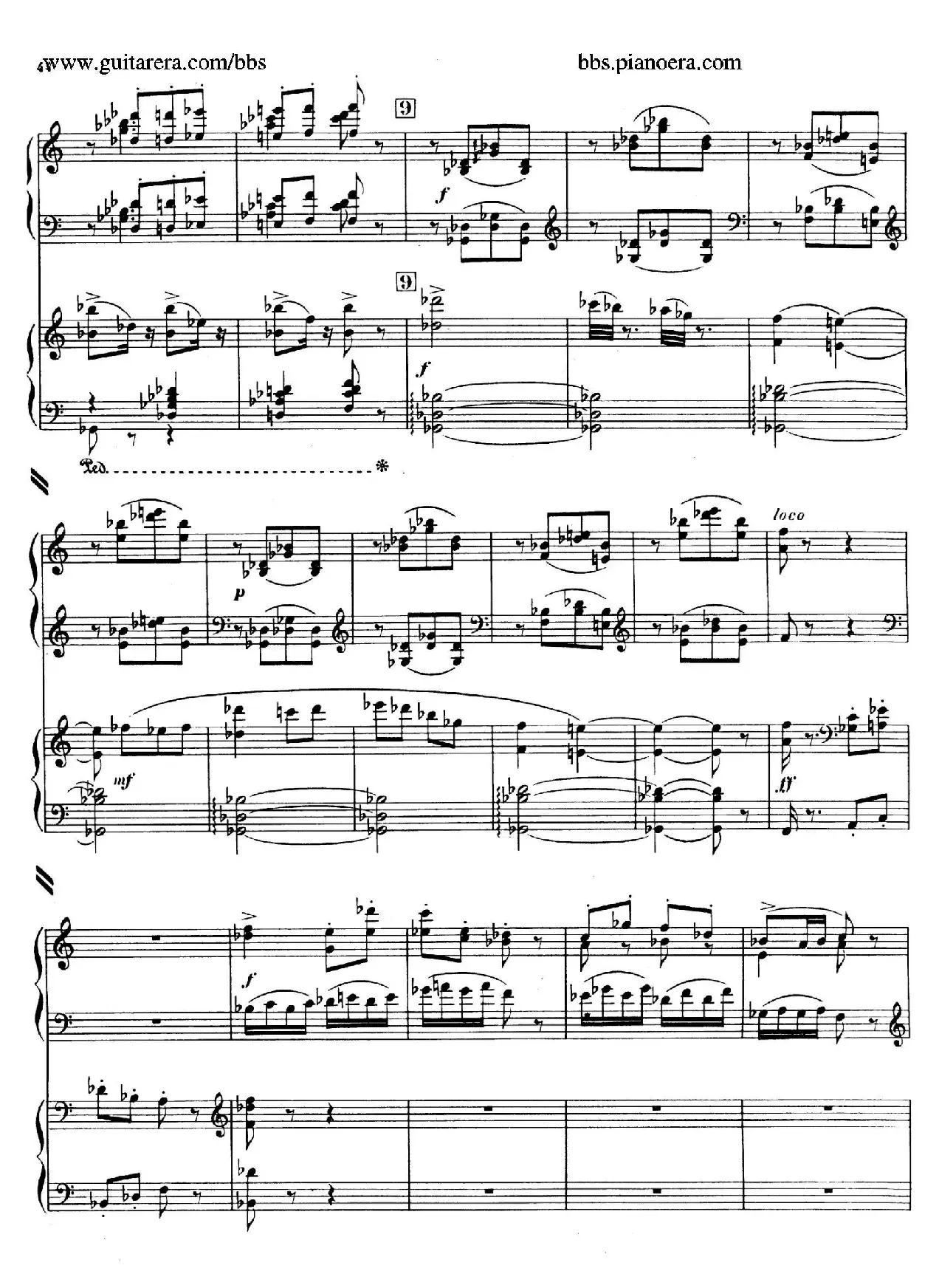 Piano Concerto in c-sharp Minor（升c小调钢琴协奏曲·第三乐章）