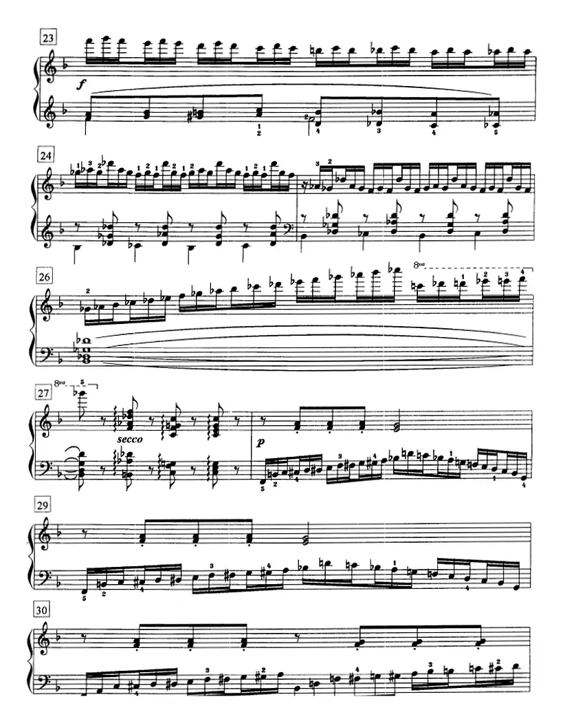 钢琴教程第七级 练习曲（Op.72 No.6）