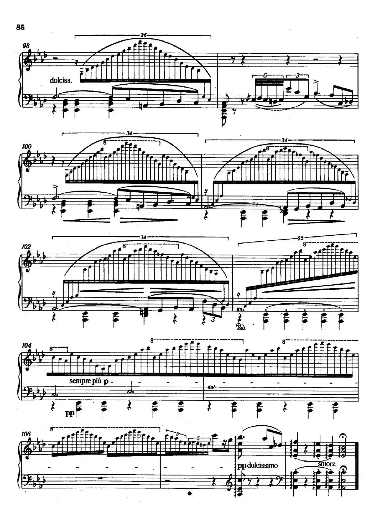 12 Etudes d'execution Transcendante S.139（12首超技练习曲·9）