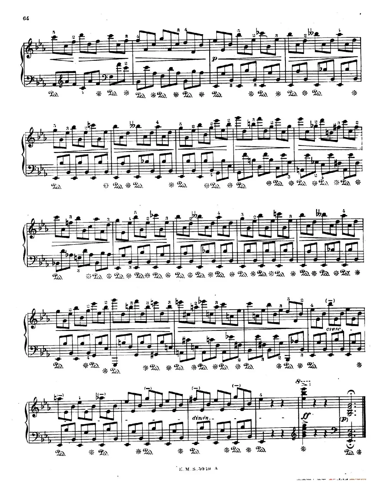 Preludes Op.28（24首前奏曲·19）