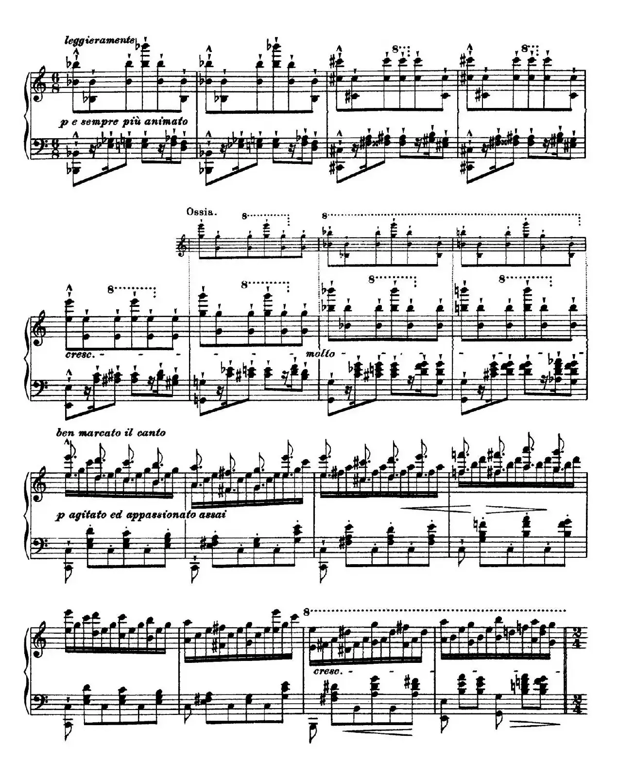 12 Etudes d'execution Transcendante S.139（12首超技练习曲·8）