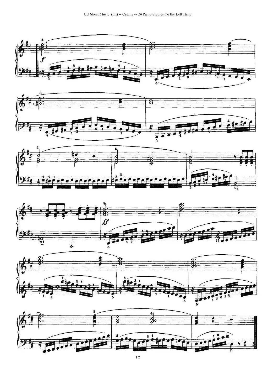 Czerny - 24 Piano Studie（8—16）（车尔尼 - 24首钢琴练习曲）