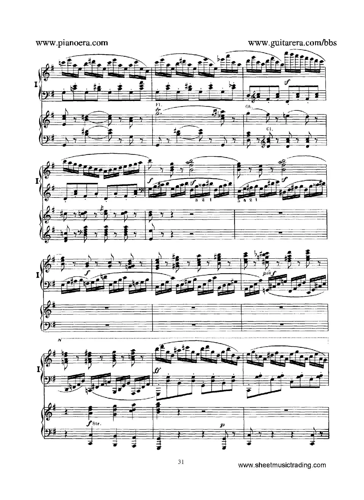 Piano Concerto No.1 in g Minor Op.25（g小调第一钢琴协奏曲·双钢琴）