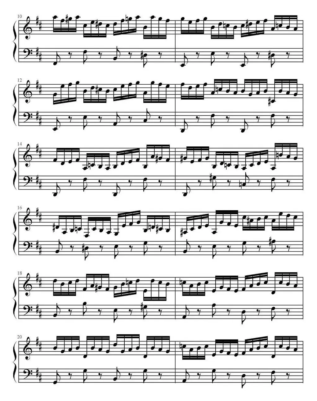D大调前奏曲与赋格（BWV.850）