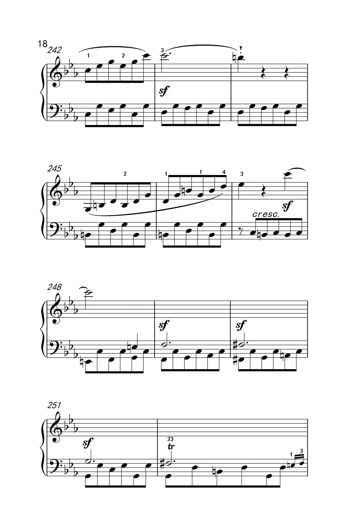 奏鸣曲 Opus 10 Nr.1 第一乐章（贝多芬奏鸣曲集 2）