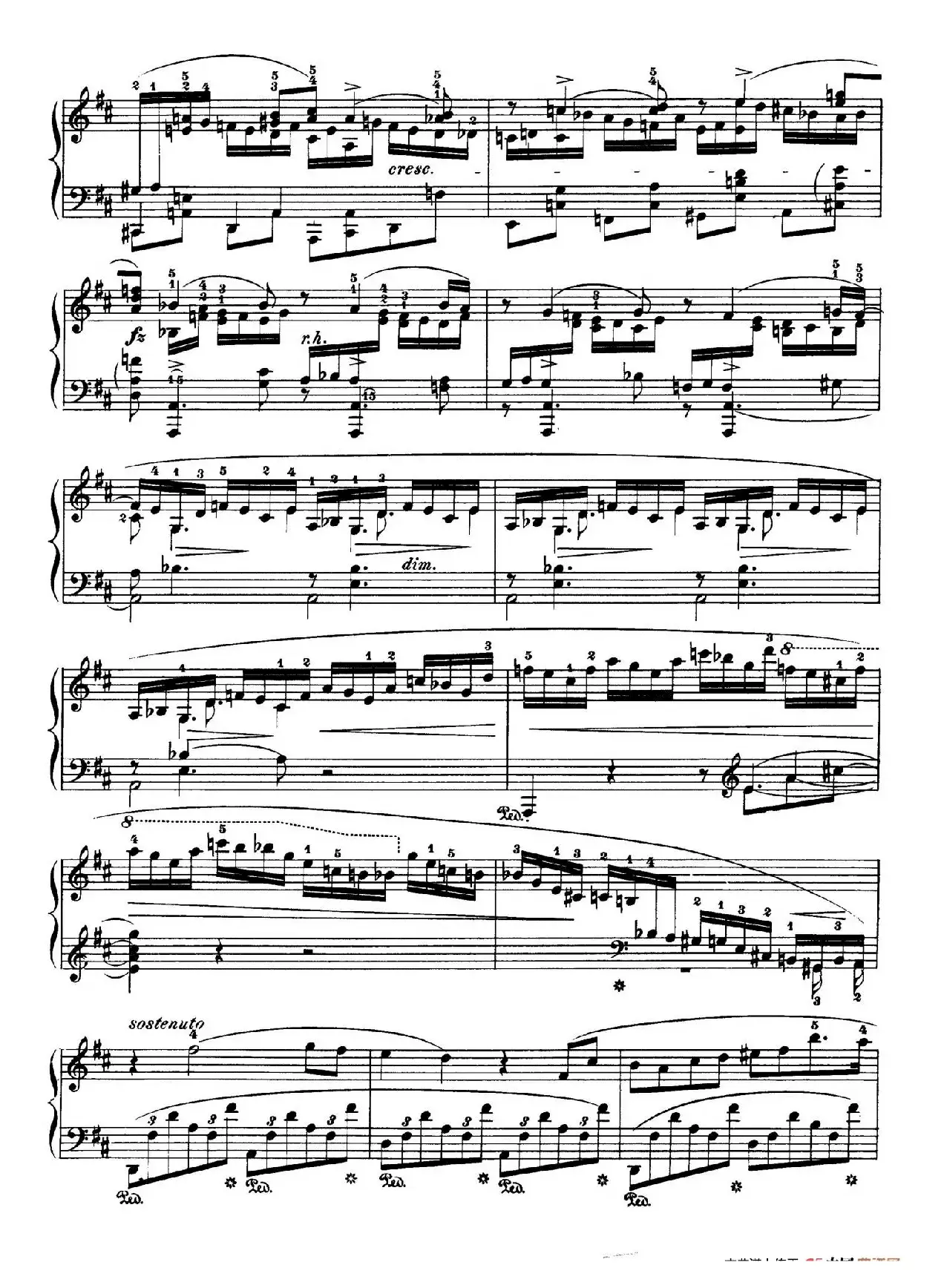 Piano Sonata No.3 in b Minor Op.58（b小调第三钢琴奏鸣曲·第一乐章）