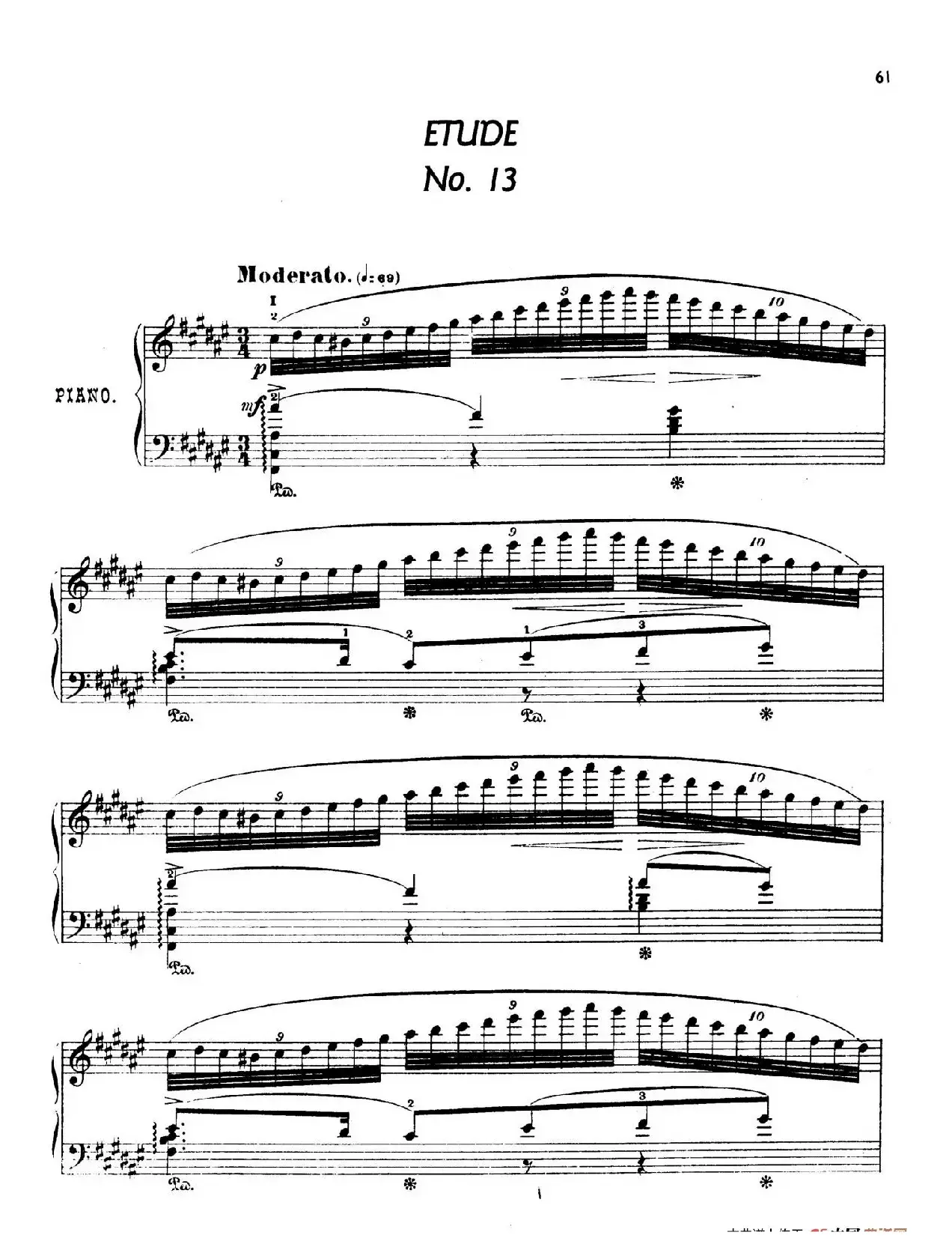 24 Characteristic Pieces Op.36（24首性格小品·13）