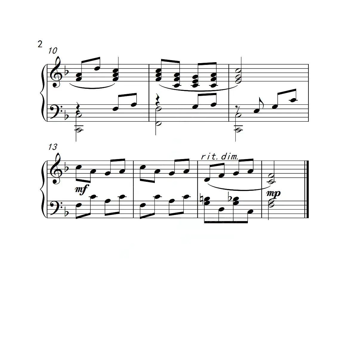 第一级 卖报歌（中国音乐学院钢琴考级作品1~6级）