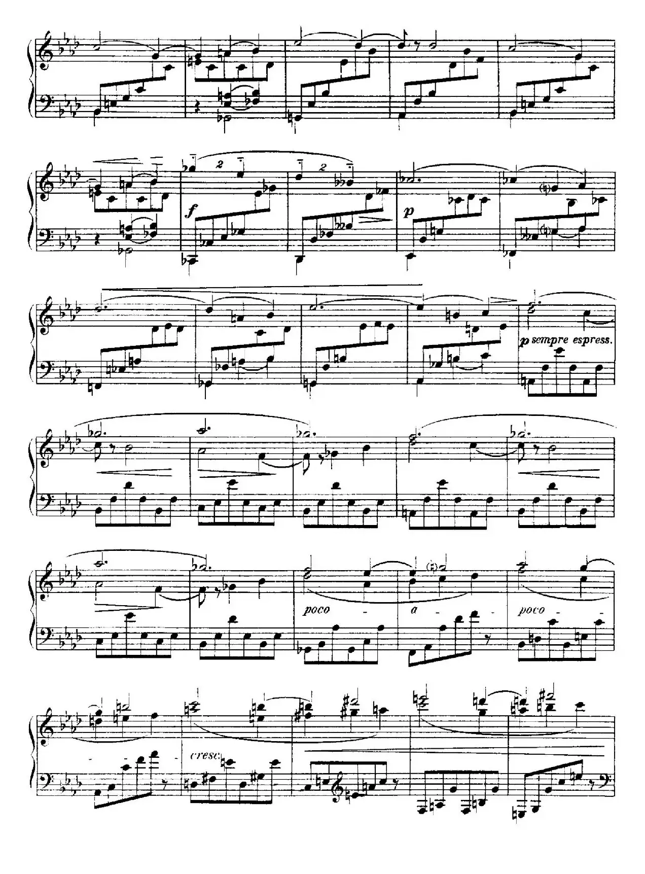 4 Valses Caprice（4首随想圆舞曲）（Op.62 No. 4 in A-flat）