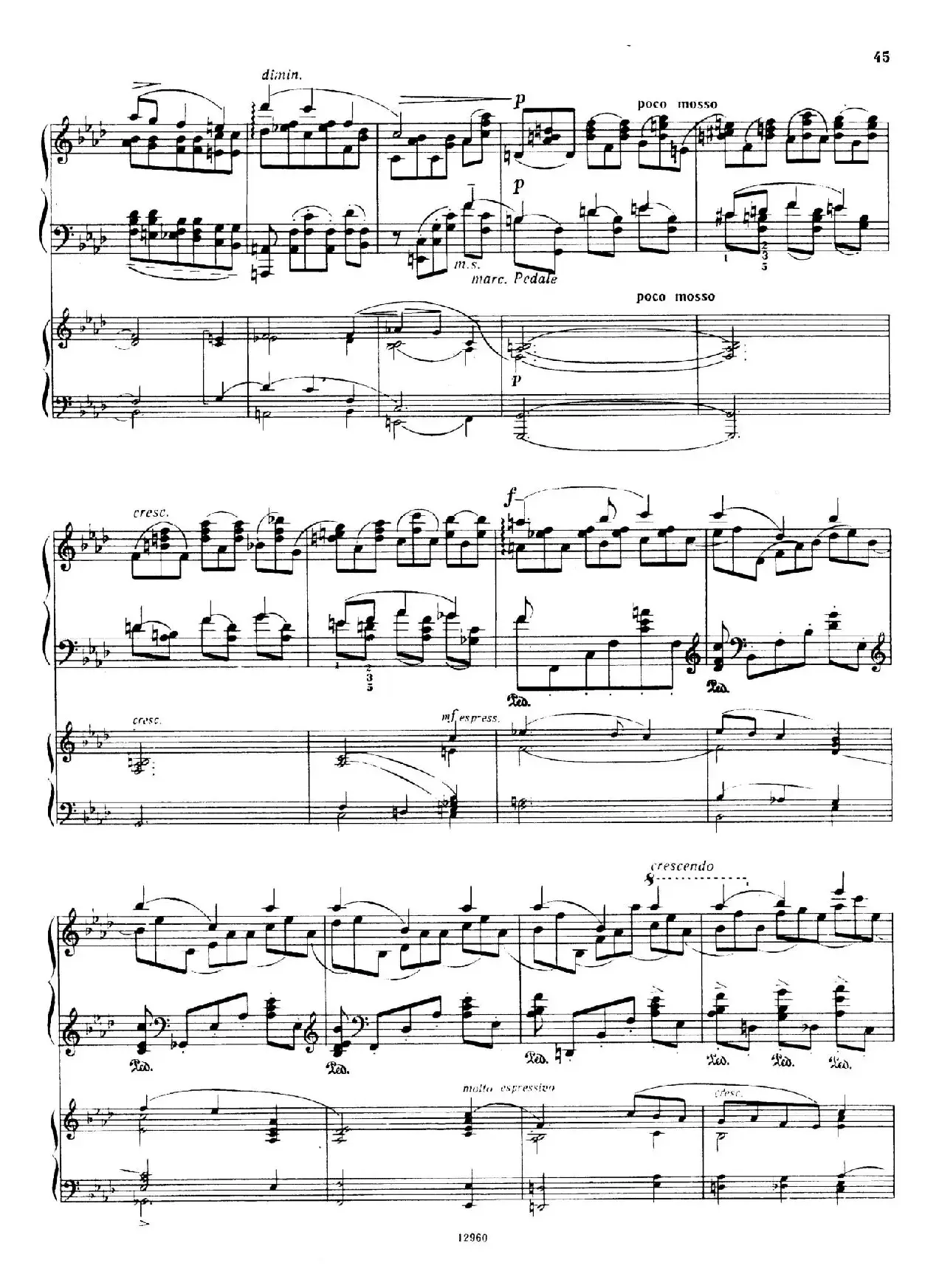 Piano Concerto No.2 in c Minor Op.50（c小调第二钢琴协奏曲·Ⅱ·双钢琴）