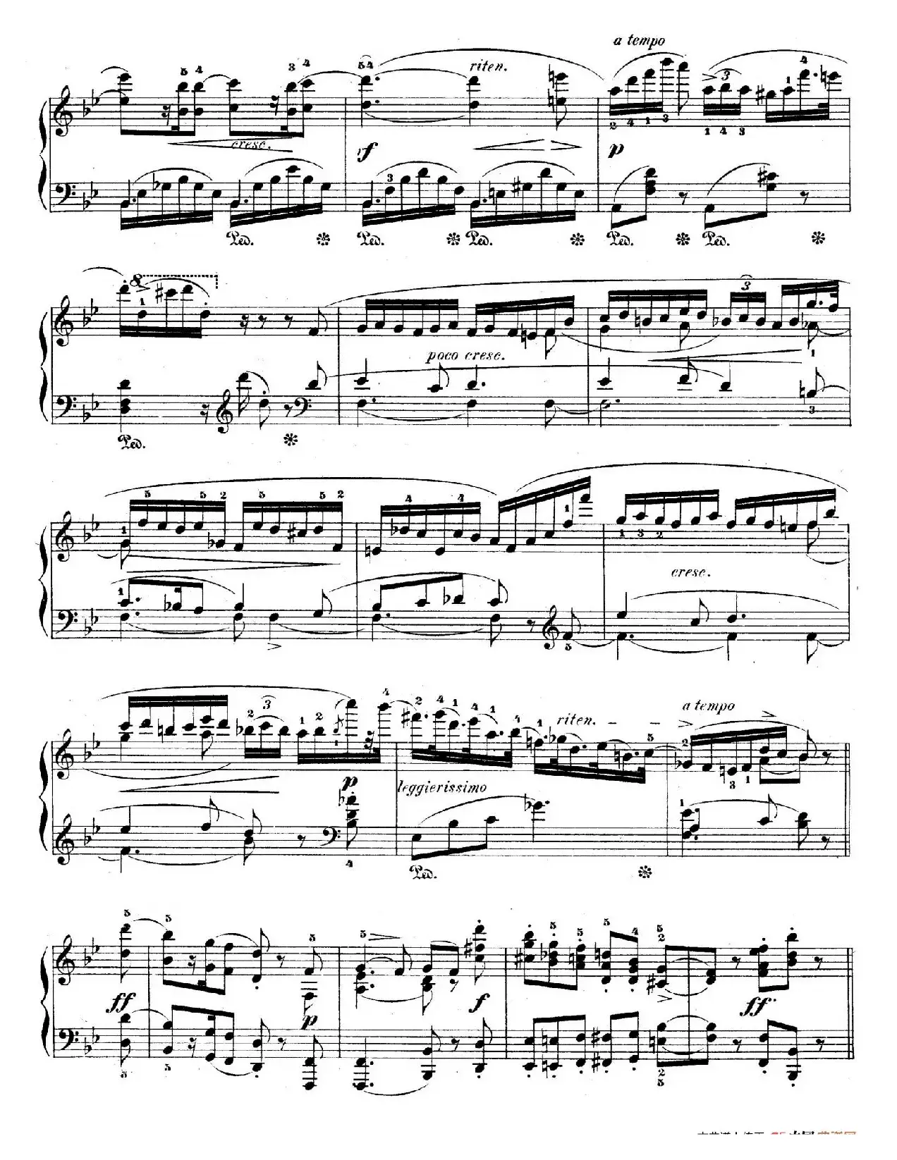 Variations on Je Vends Des Scapulaires Op.12（降B大调华丽变奏曲）