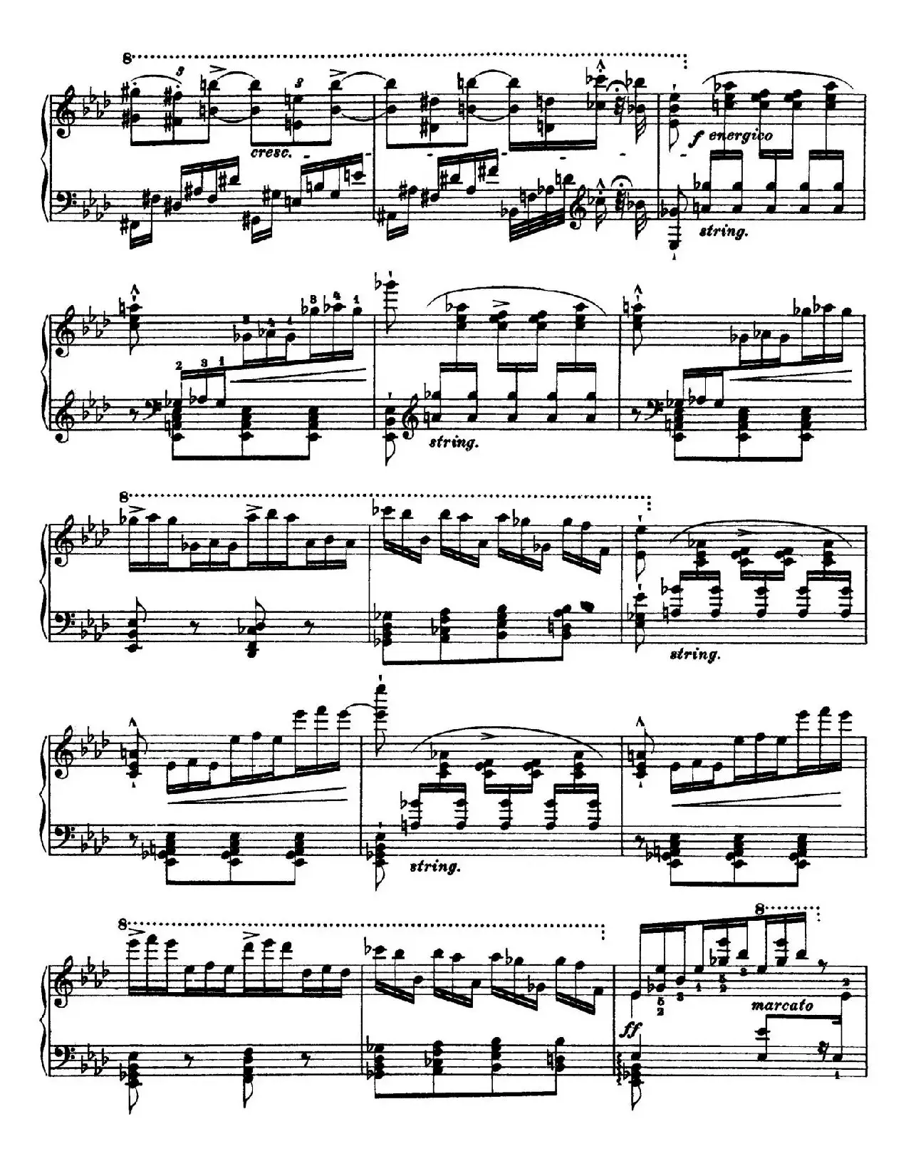 12 Etudes d'execution Transcendante S.139（12首超技练习曲·10）