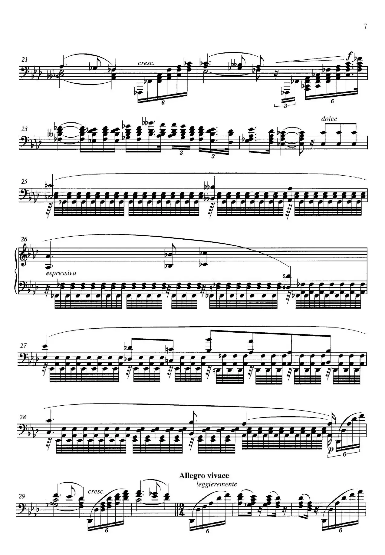 3 Grandes Etudes Op.76 No.1（3首华丽练习曲·1）