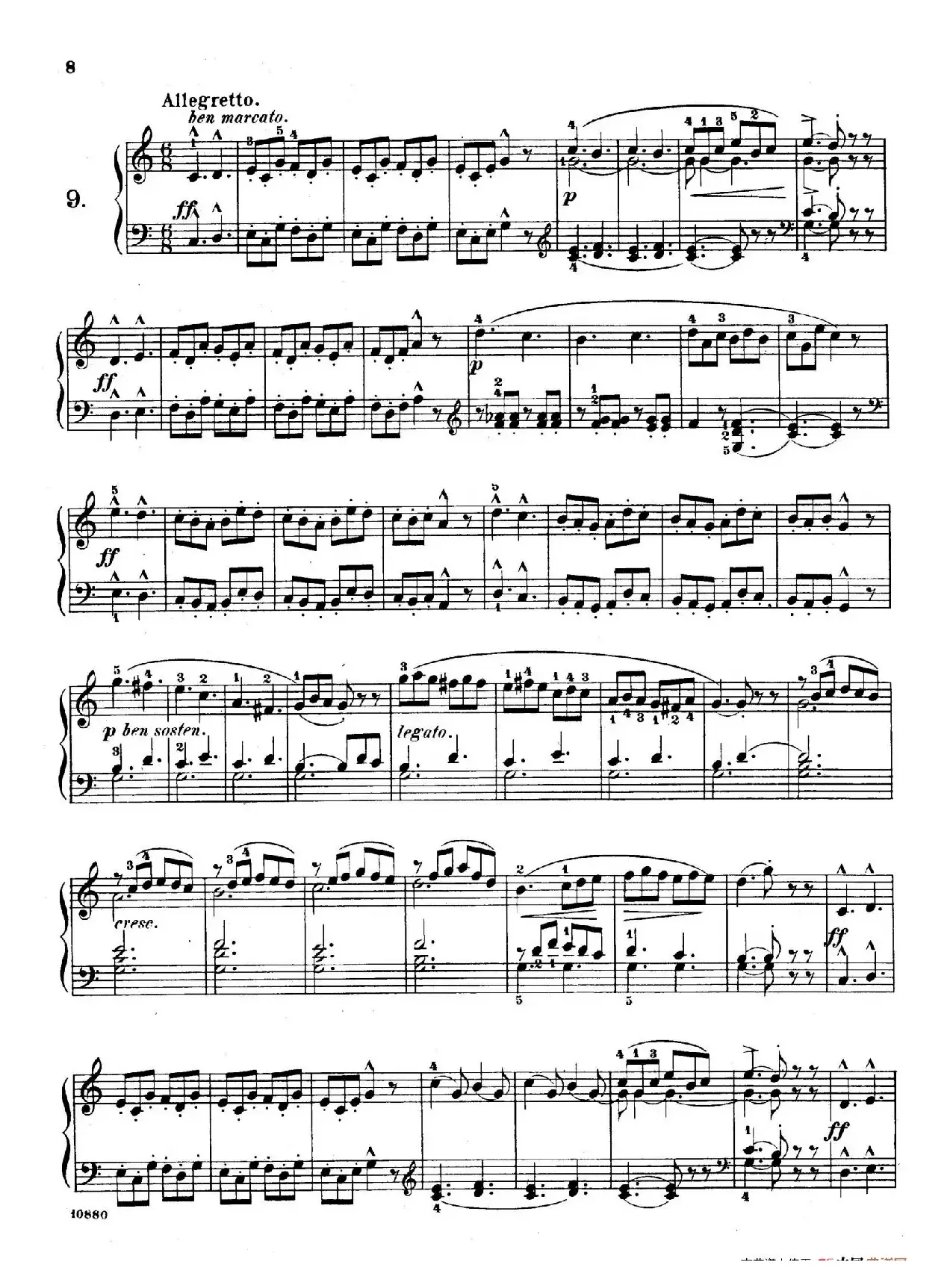 Etudes Enfantines Op.37（儿童钢琴练习曲 第7——10首）