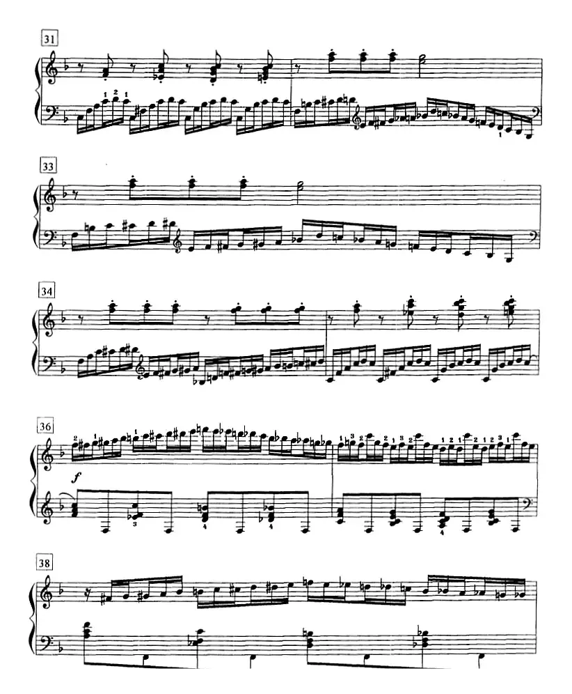 钢琴教程第七级 练习曲（Op.72 No.6）