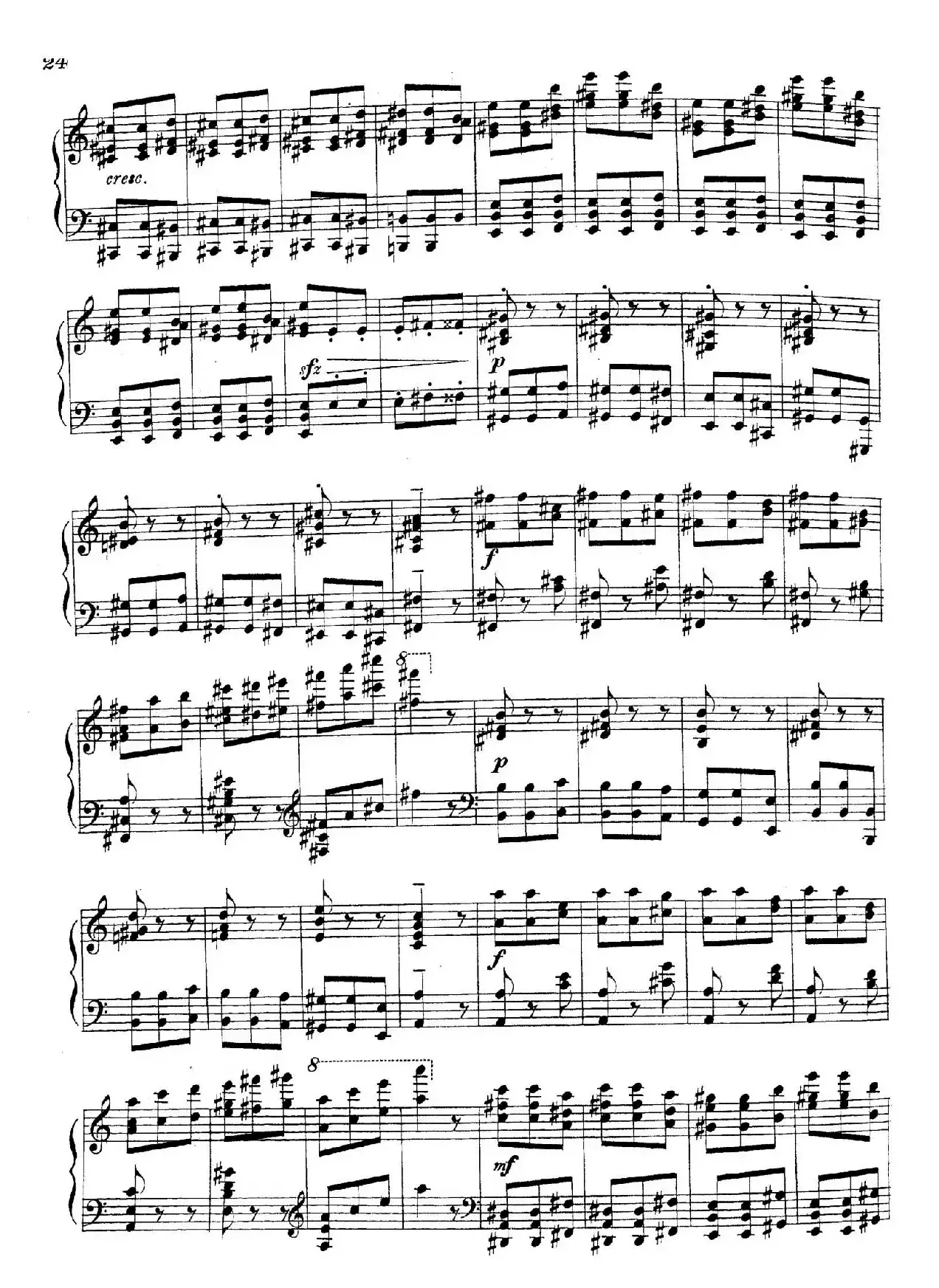 3首音乐会练习曲（Three Concert Etudes Op.24）（Ⅲ）