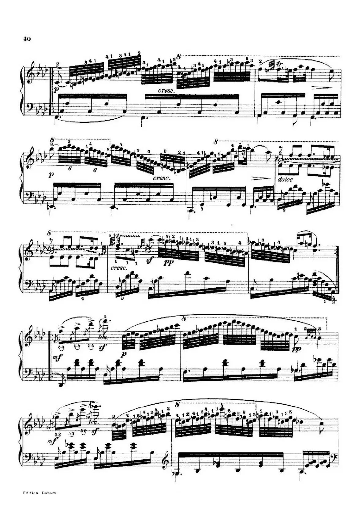 School of the Virtuoso Op.365（60首钢琴高级练习曲·15）