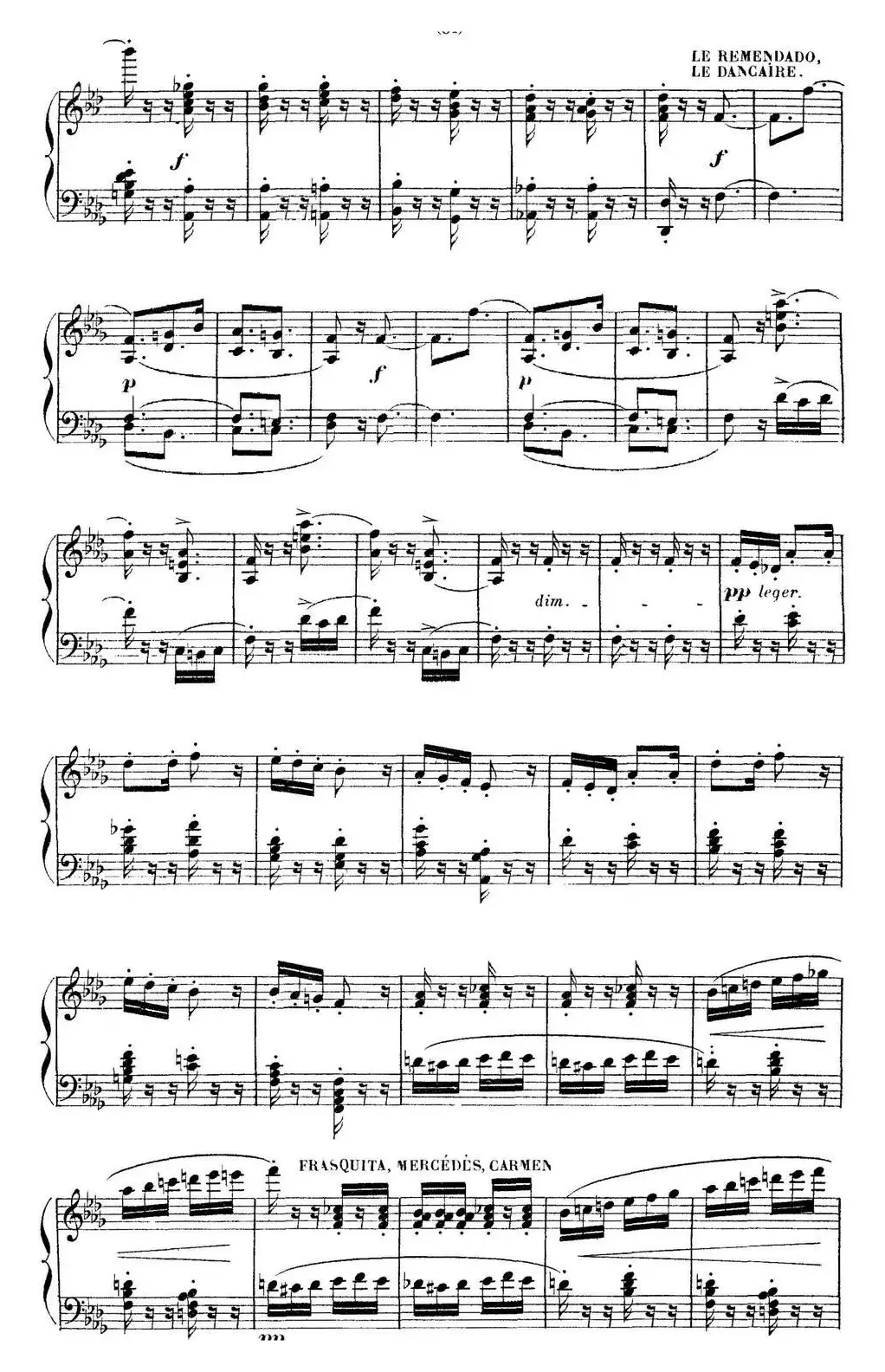 Carmen for Solo Piano（卡门全剧钢琴独奏版）（No.15）