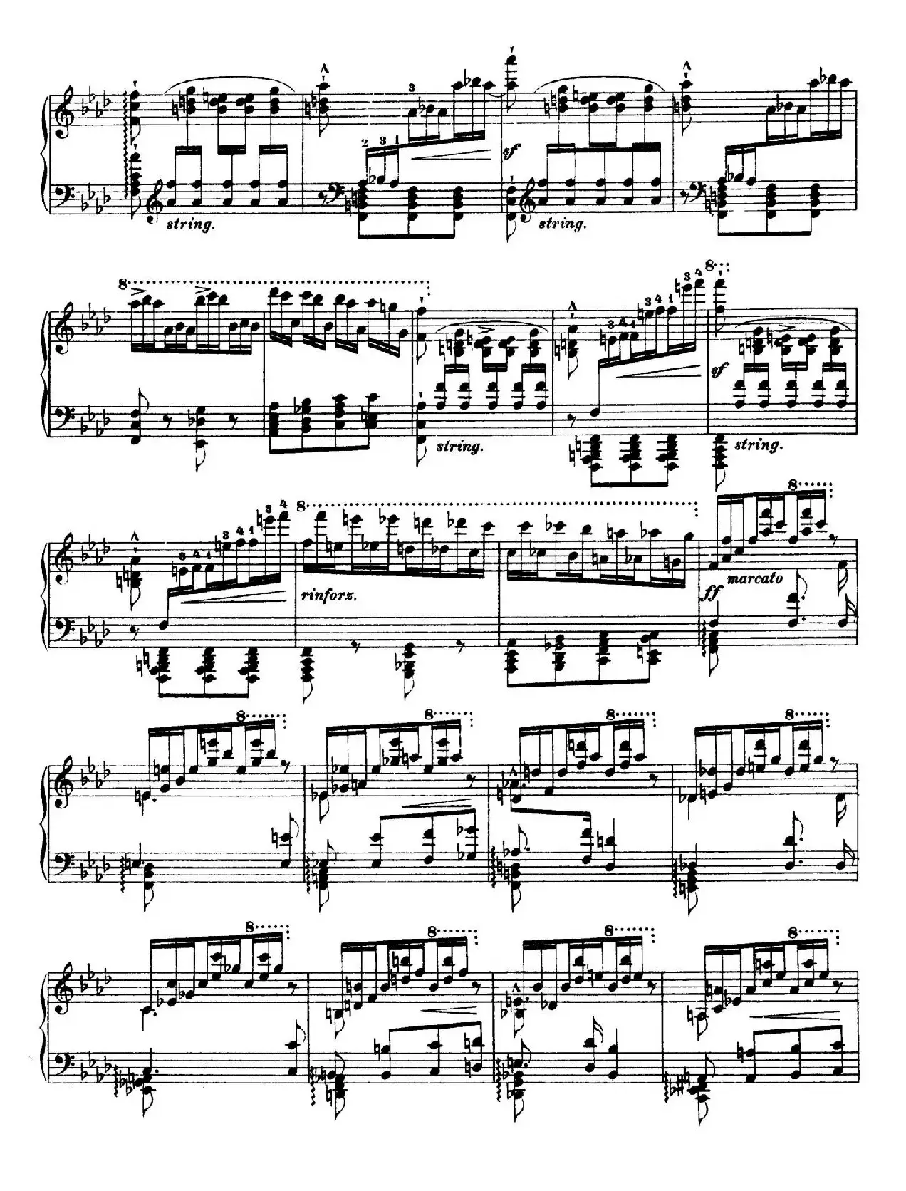 12 Etudes d'execution Transcendante S.139（12首超技练习曲·10）