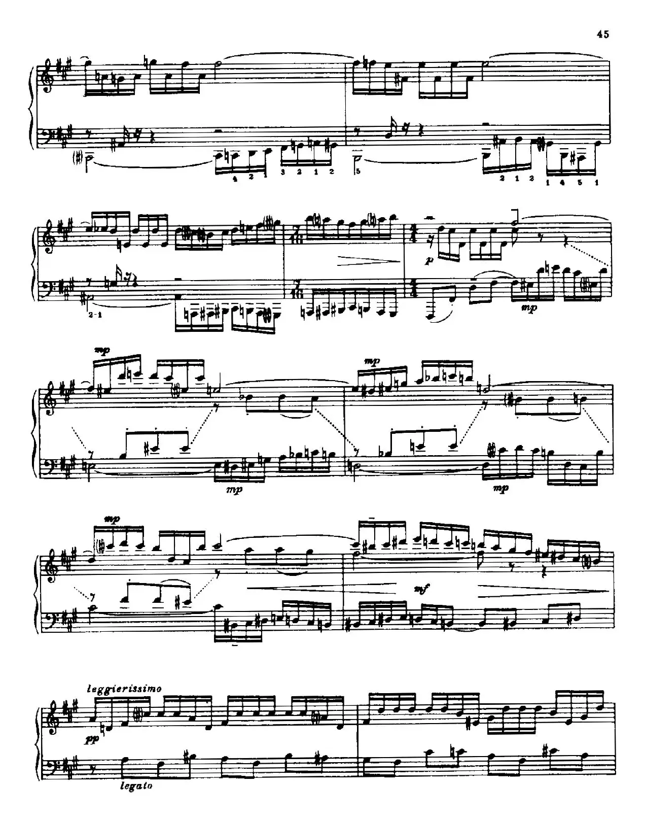 24 Preludes and Fugues Part.1 Op.45（24首前奏曲与赋格·第一部分·8）