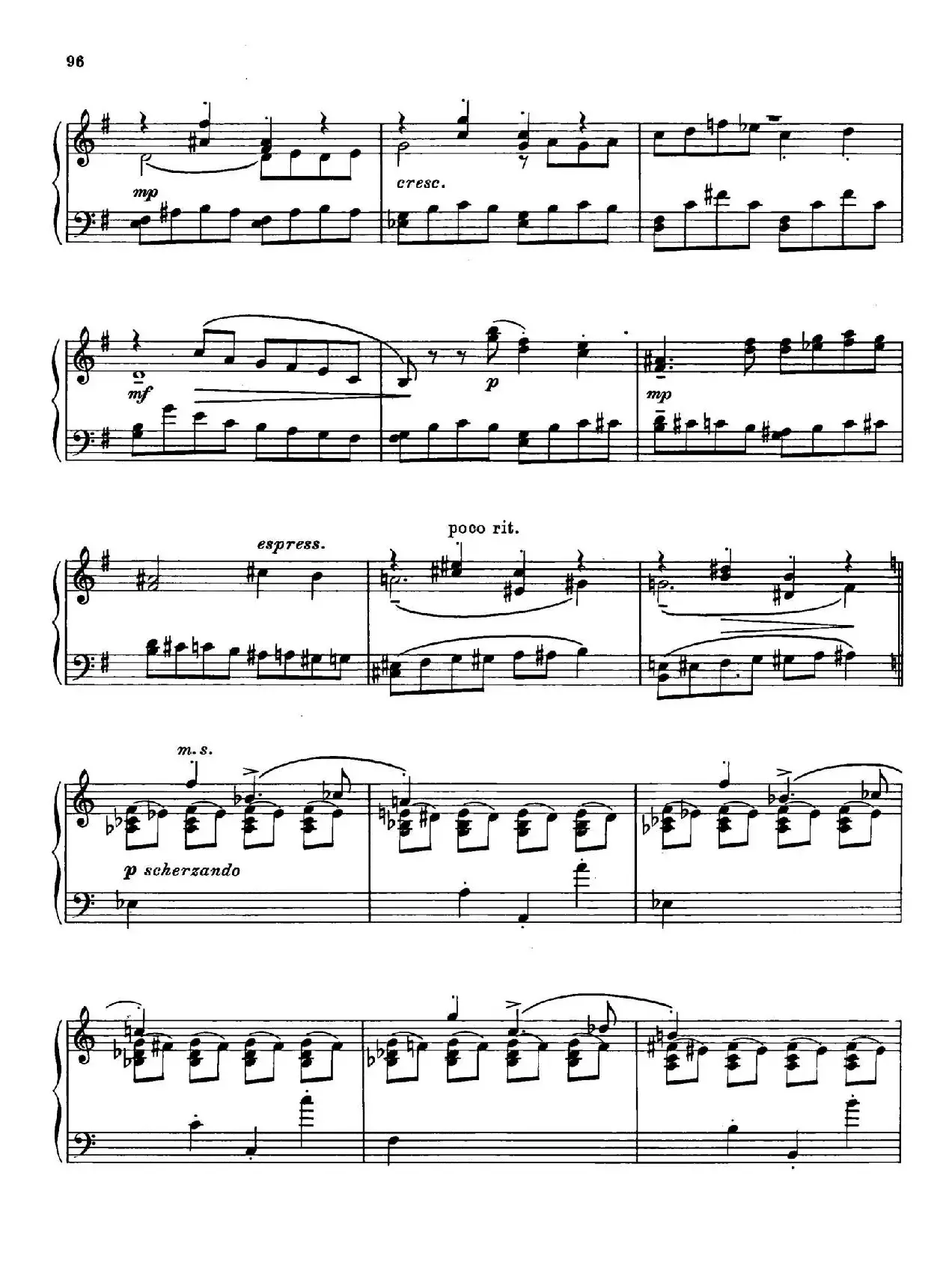 Prokofiev - Ten Pieces Op.12（普罗科菲耶夫-10首小品·5）