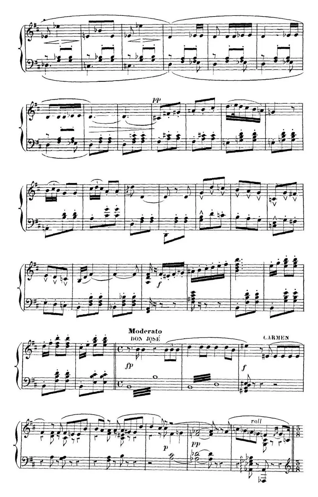 Carmen for Solo Piano（卡门全剧钢琴独奏版）（No.10）