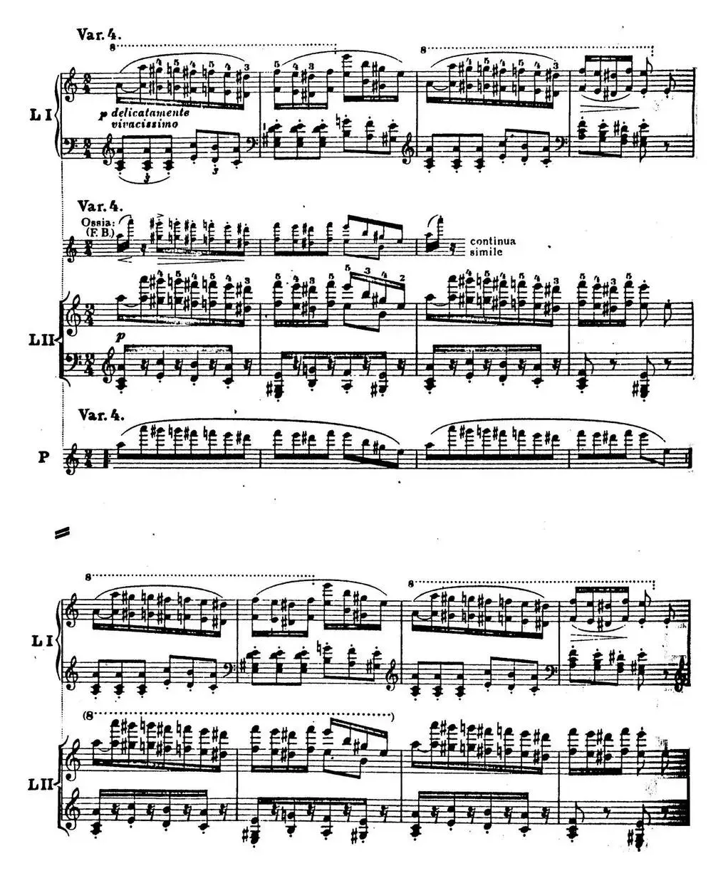 6首帕格尼尼大练习曲（Thema mit Variationen Etude Nr.6）