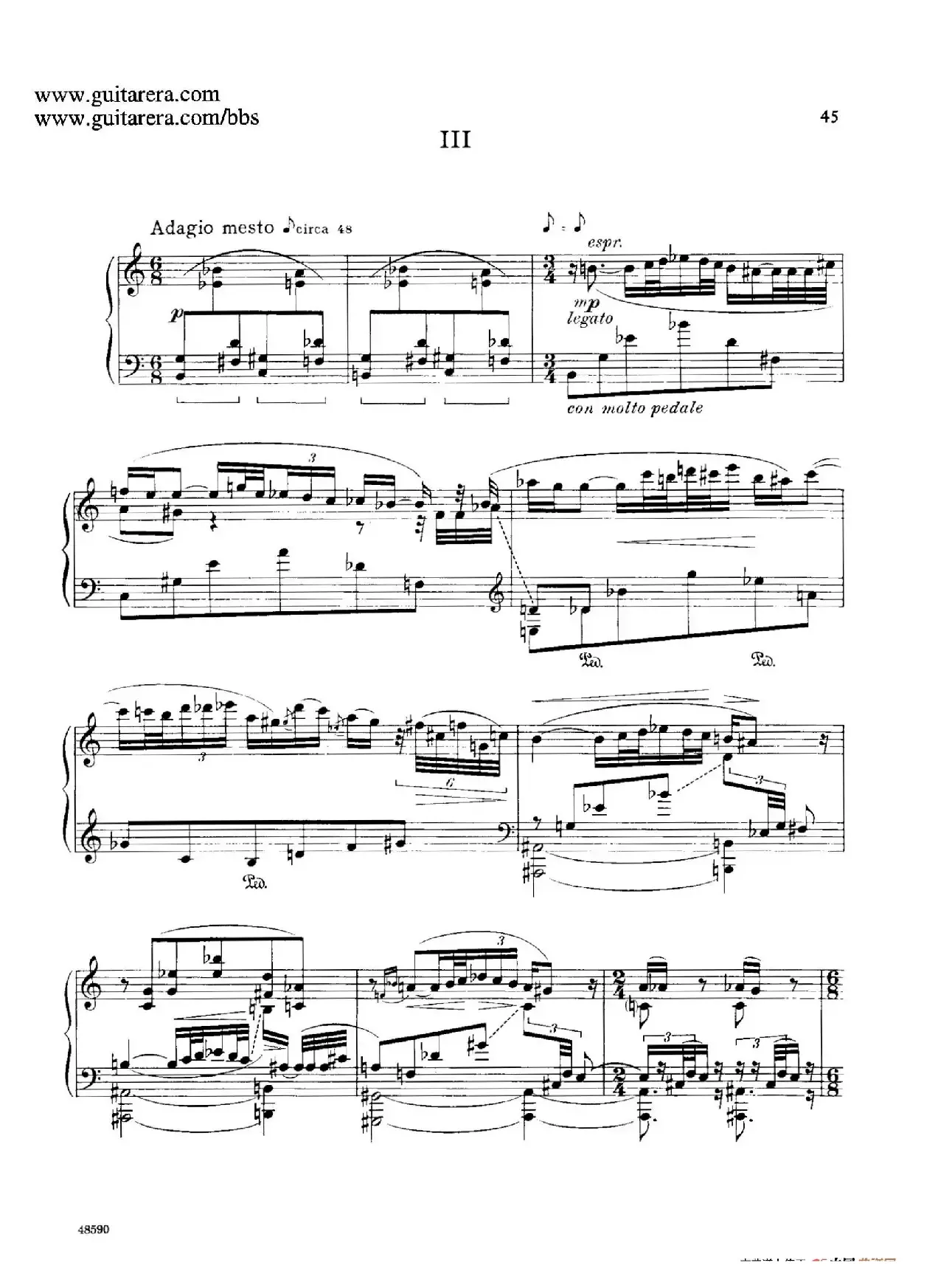 Piano Sonata Op.26（钢琴奏鸣曲·第二乐章）