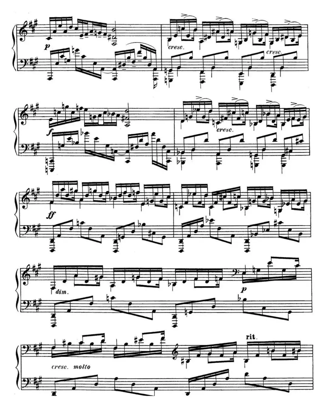 斯克里亚宾 钢琴练习曲 Op.8 No.2 Alexander Scriabin Etudes
