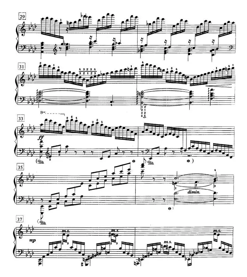 钢琴教程第七级 练习曲（OP.72 No.11）