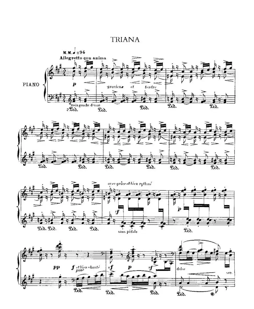 Iberia Suite：TRIANA（伊贝利亚组曲）