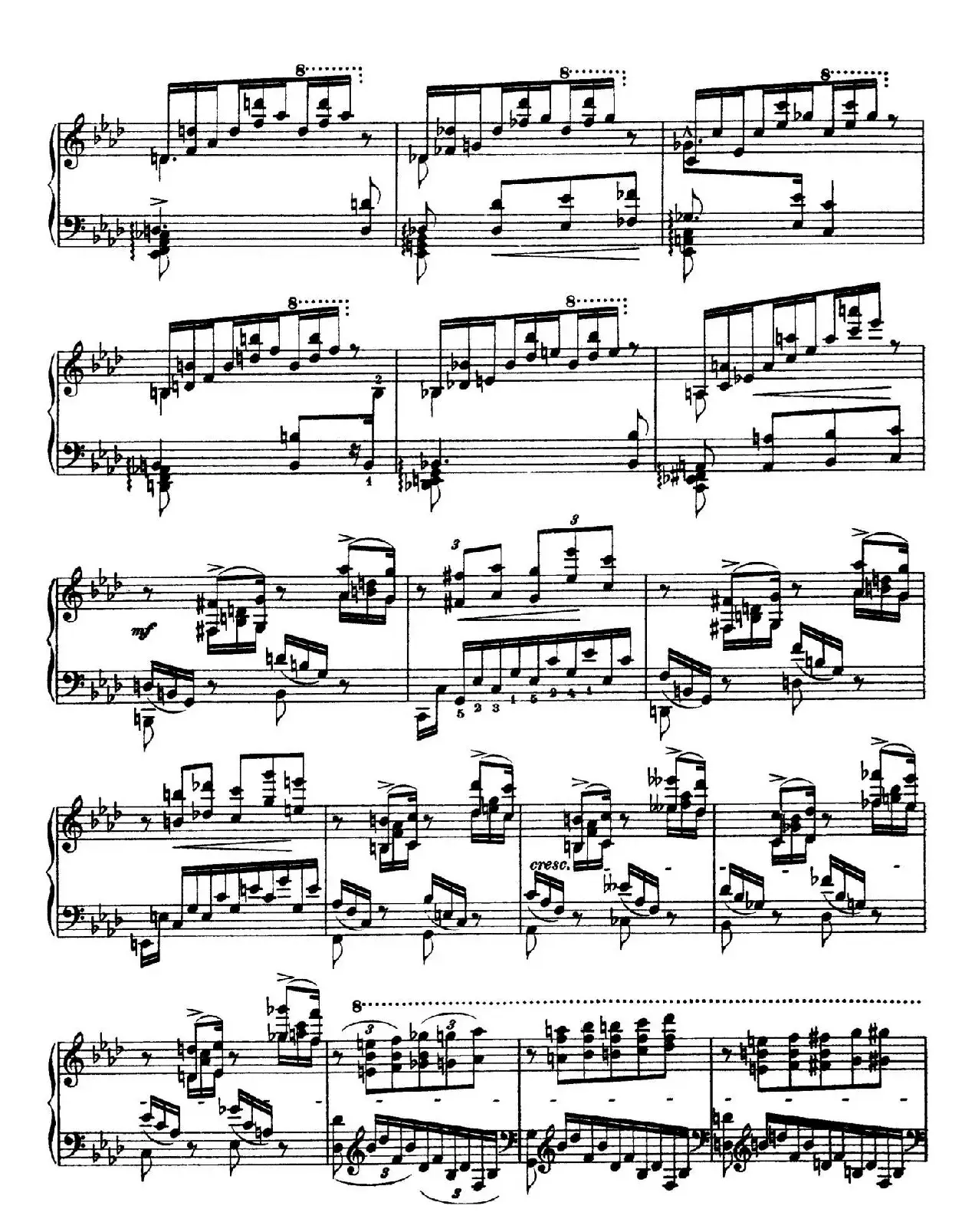 12 Etudes d'execution Transcendante S.139（12首超技练习曲·10）