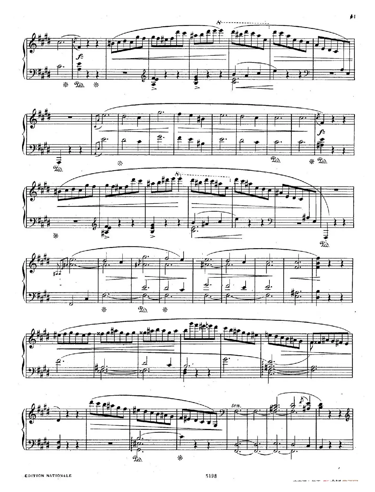 Scherzo No.4 in E Major Op.54（E大调第四谐谑曲·柯尔托教学版​）