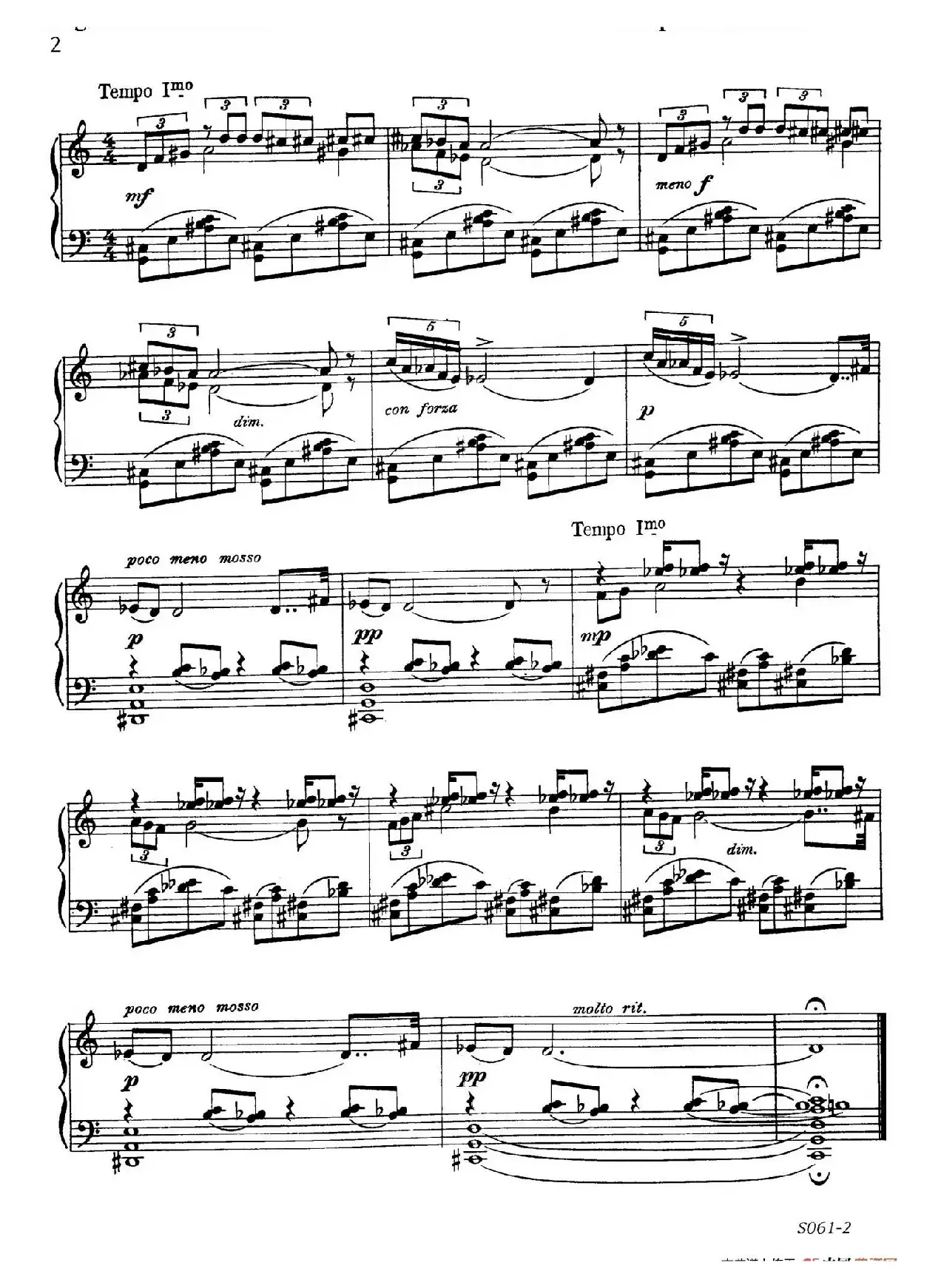 Poems of 1917 Op.41（1917之诗 1. 荒岛）