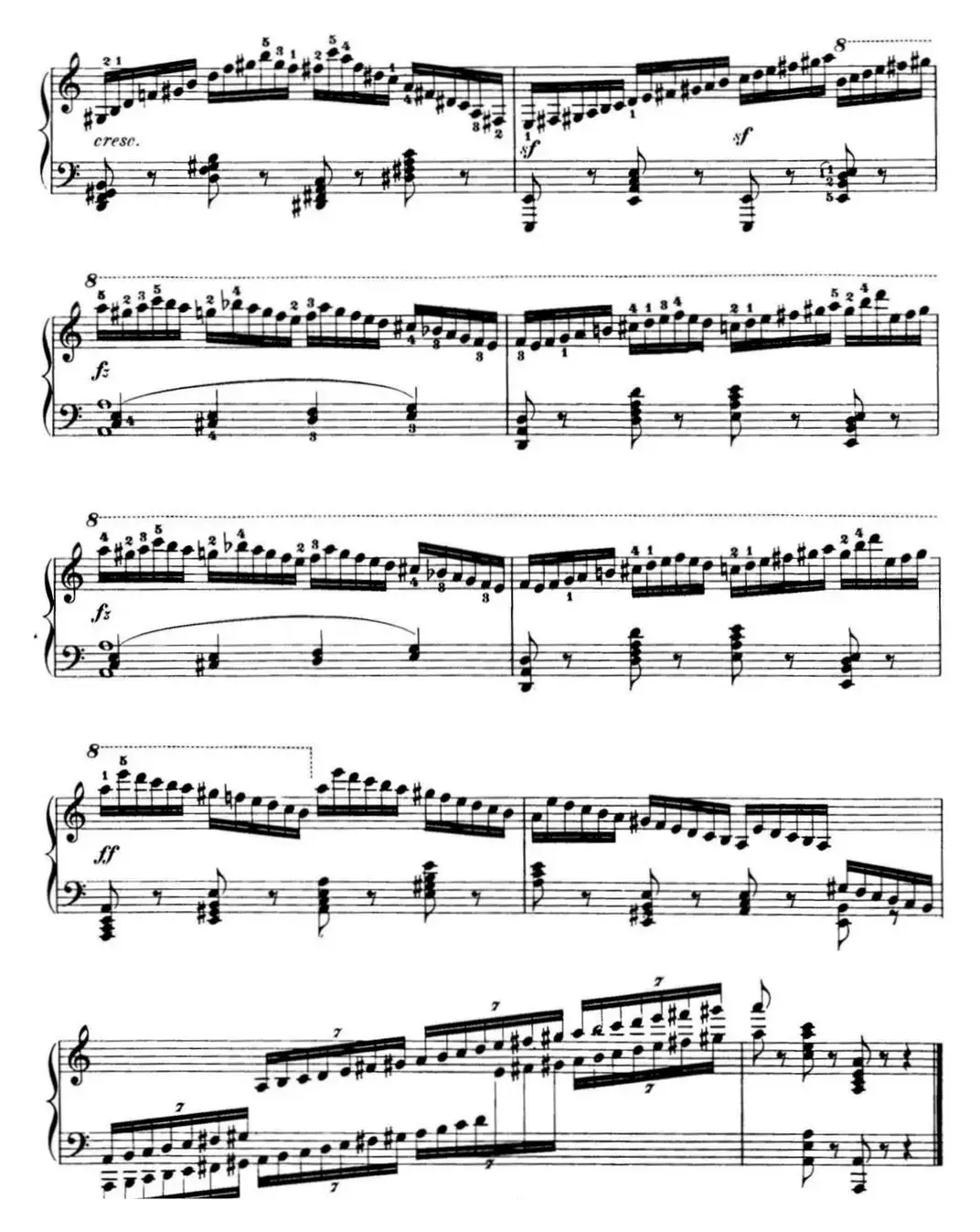 50首车尔尼Op.740钢琴手指灵巧技术练习曲（NO.17）
